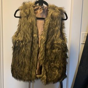 H&M fur vest